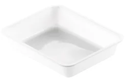 Siegelschalen>DUNIFORM CPET-Schale 225 x 175 x 43 mm Weiß ungeteilt