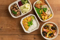 Boxen>DUNI Cube Schale rechteckig 800 ml Braun ungeteilt