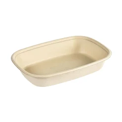 Boxen>DUNI Cube Schale rechteckig 1200 ml Braun ungeteilt