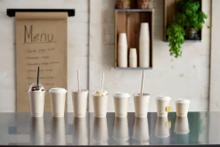 Pappbecher Und -Gläser>DUNI Deckel für 182531/182532 18/24 cl Weiß