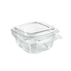 Boxen>DUNI Deli Hinged 250 ml Transparent ungeteilt