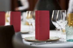 Servietten Im Dinnerformat>DUNI Elegance®-Serviette Lily 40 x 40 cm Bordeaux