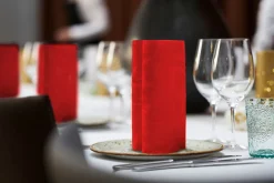 Servietten Im Dinnerformat>DUNI Elegance®-Serviette Lily 40 x 40 cm Rot