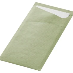 Bestecktaschen>DUNI Sacchetto®, Serviettentaschen, Tissue 8,5 x 19 cm Pistaziengrün