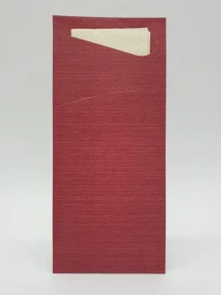 Bestecktaschen>DUNI Sacchetto® Tissue 8,5 x 19 cm Bordeaux