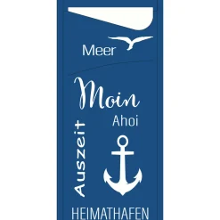 Bestecktaschen>DUNI Sacchetto® Tissue 8,5 x 19 cm Meer Freude