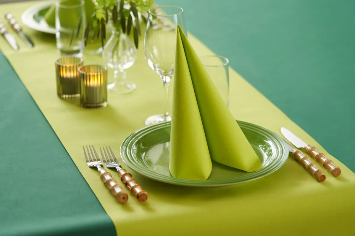 Tischläufer>DUNI cel® 3 in 1 0,4 x 4,8 m Gelb