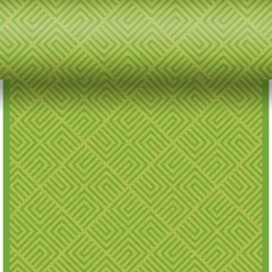 Tischläufer>DUNI cel® 3 in 1 0,4 x 4,8 m Mosaic Kiwi