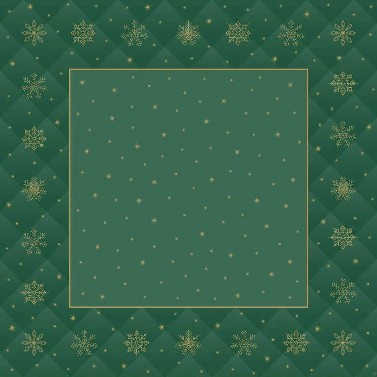 Hussen>DUNI cel® Mitteldecken 84 x 84 cm Rhombus Green