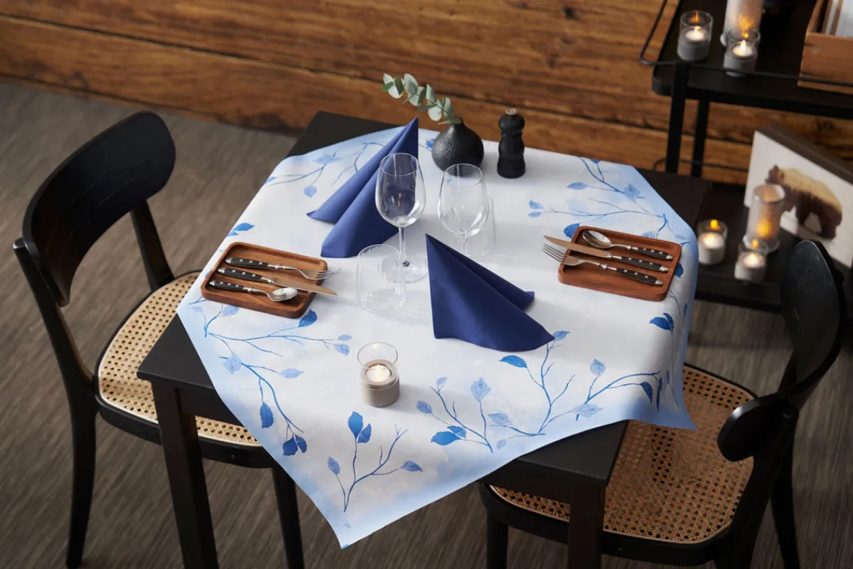 Hussen>DUNI cel® Mitteldecken 84 x 84 cm Frosted Winter