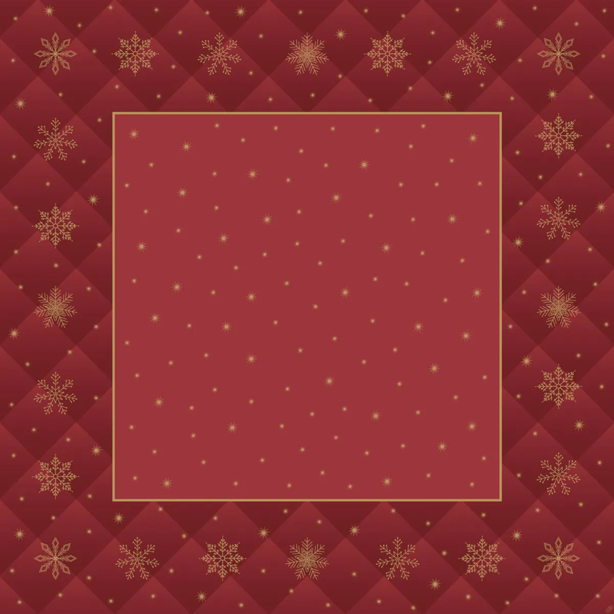 Hussen>DUNI cel® Mitteldecken 84 x 84 cm Rhombus Bordeaux