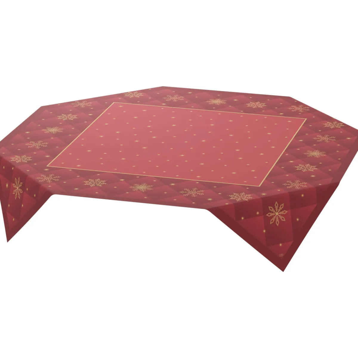 Hussen>DUNI cel® Mitteldecken 84 x 84 cm Rhombus Bordeaux