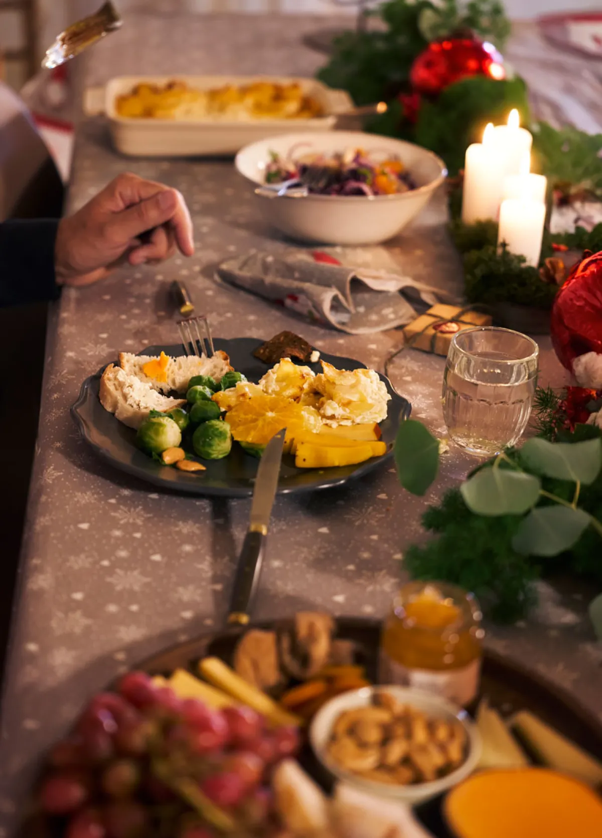 Tischdecken>DUNI cel® Tischdecke 138 x 220 cm Winter Flakes