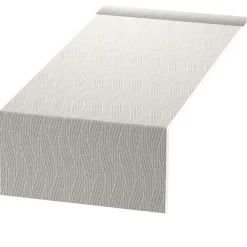 Tischläufer>DUNI cel® Tête-à-Tête-Tischläufer 0,4 x 24 m Woven Granite Grey