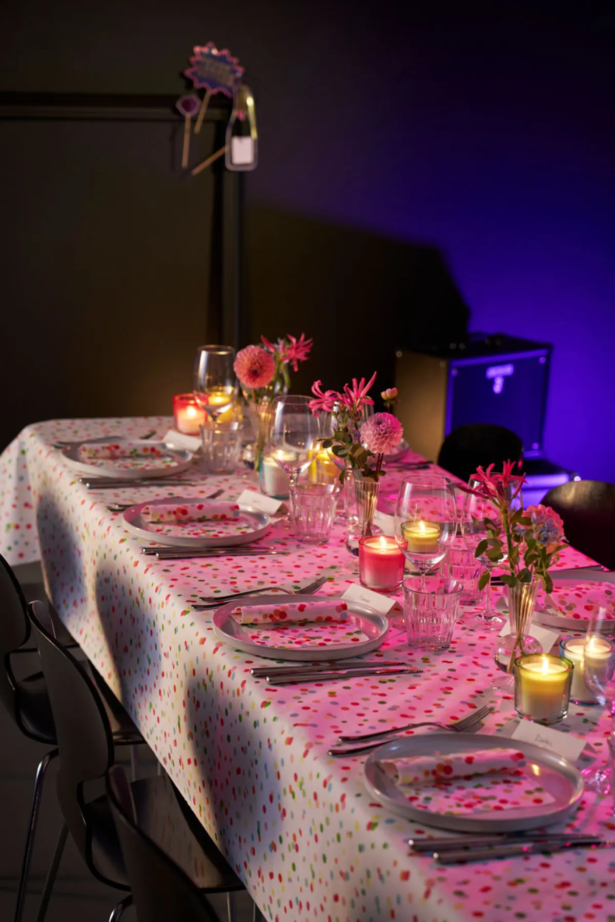 Tischdeckenrolle>DUNI cel®-Tischdeckenrolle 0,90 x 40 m Happy Bubbles