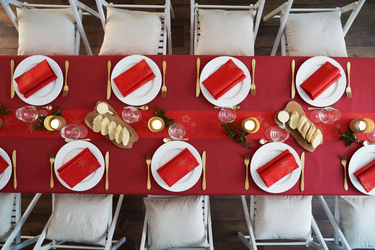 Tischdeckenrolle>DUNI cel®-Tischdeckenrolle 1,18 x 40 m Bordeaux