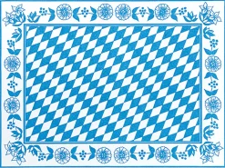 Tischsets>DUNI cel®-Tischset 30 x 40 cm Bayernraute