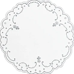 Untersetzer>DUNI cel®-Untersetzer Ø 19 cm Romantic White