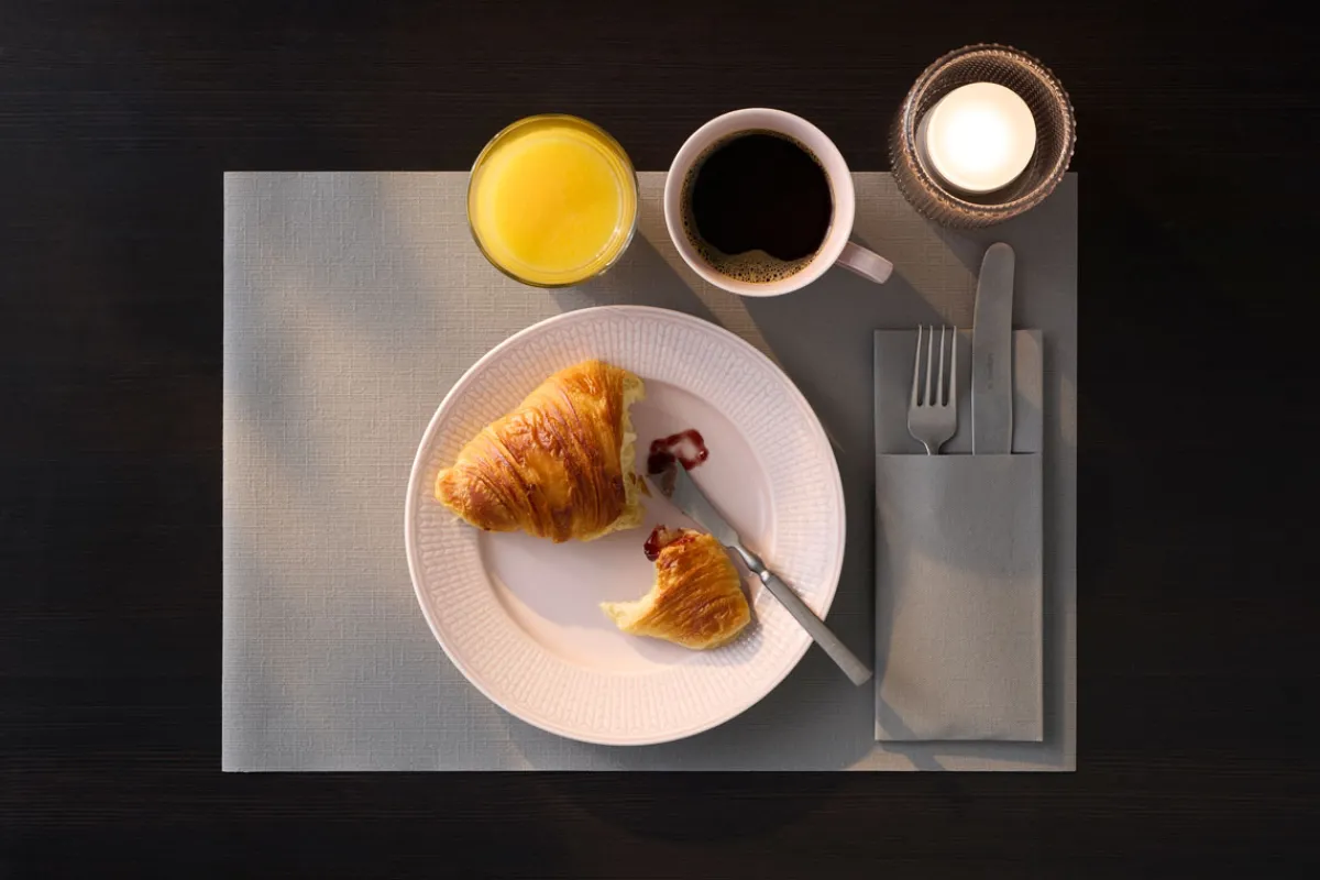 Bestecktaschen>DUNI letto® 40 x 48 cm Greige