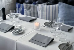 Servietten Im Dinnerformat>DUNI lin®-Serviette 40 x 60 cm Granite Grey