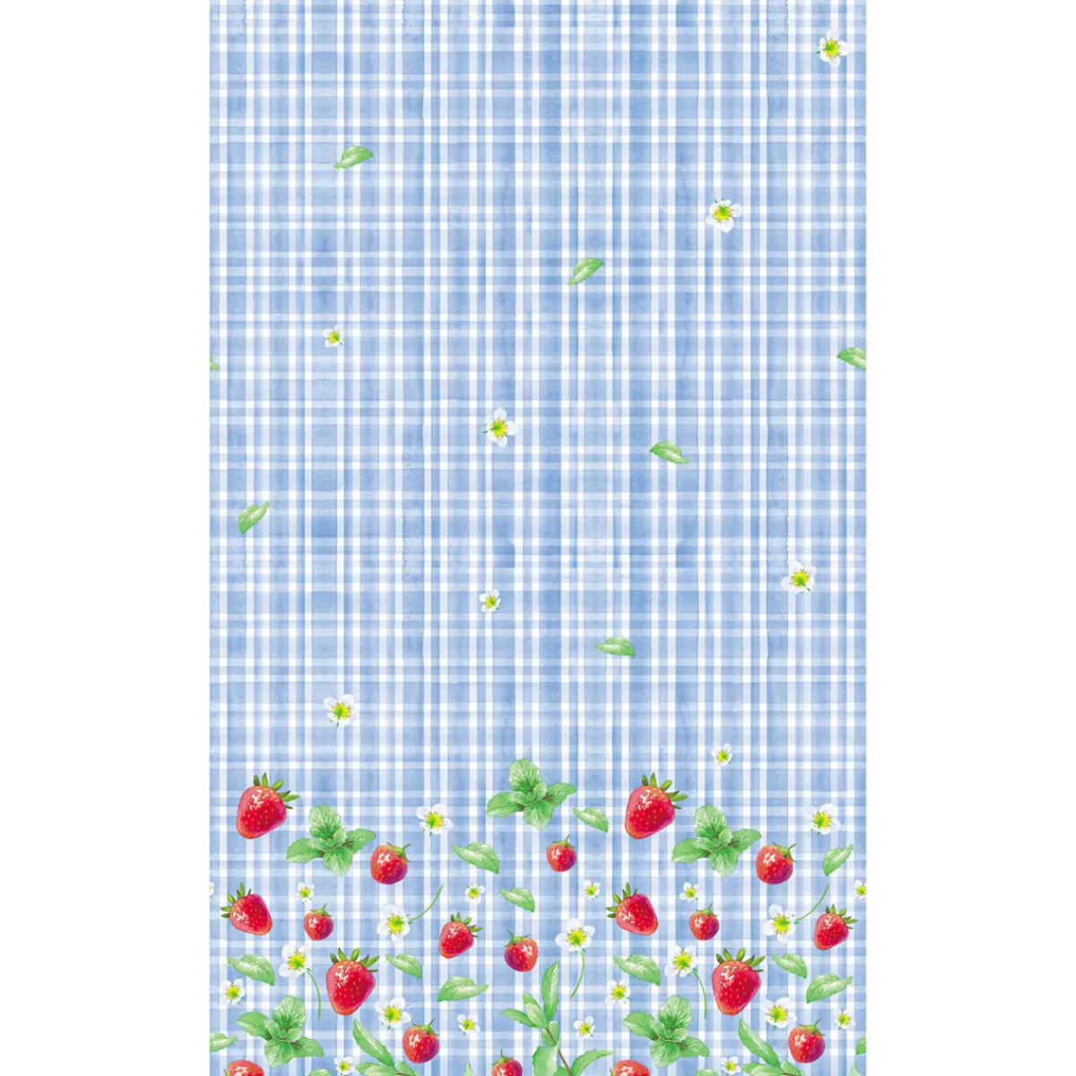 Tischdecken>DUNI silk® Tischdecke 138 x 220 cm Strawberry Picnic