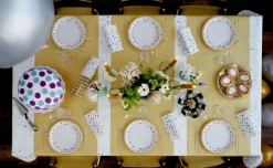 Tischläufer>DUNI silk® Tête-à-Tête-Tischläufer 0,4 x 24 m Metallic Gold