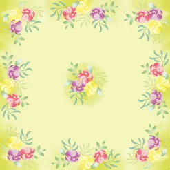 Hussen>DUNI silk®-Mitteldecke 84 x 84 cm Soft Tropics