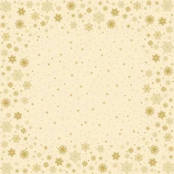 Hussen>DUNI silk®-Mitteldecke 84 x 84 cm Stargazing Cream