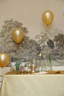 Tischdeckenrolle>DUNI silk®-Tischdeckenrolle 1,18 x 25 m Gold