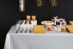 Tischdeckenrolle>DUNI silk®-Tischdeckenrolle 1,18 x 25 m Metallic Silver