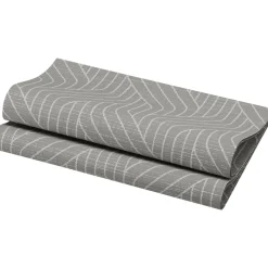 Servietten Im Dinnerformat>DUNI soft® Serviette 40 x 40 cm Woven Granite Grey