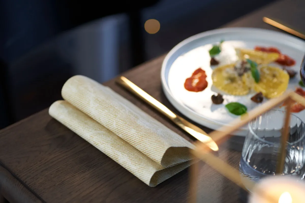 Servietten Im Dinnerformat>DUNI soft® Serviette 40 x 40 cm Washed Linen Gold