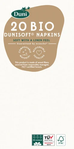 Servietten Im Dinnerformat>DUNI soft® Serviette 38 x 38 cm Weiß