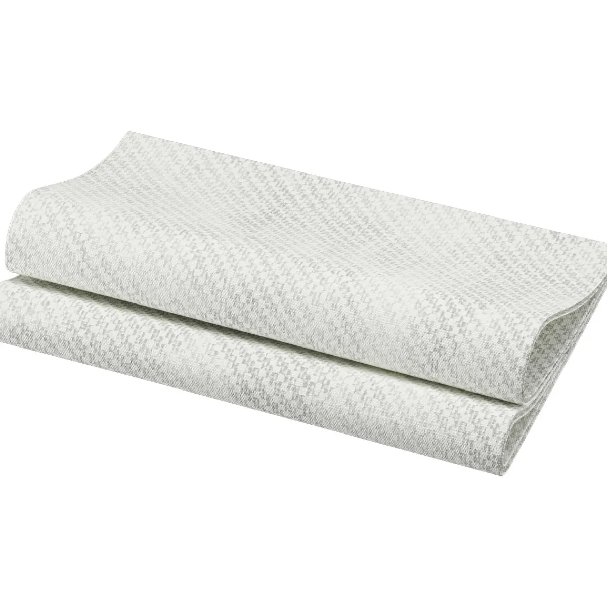 Servietten Im Dinnerformat>DUNI soft® Serviette 40 x 40 cm Washed Linen Silver