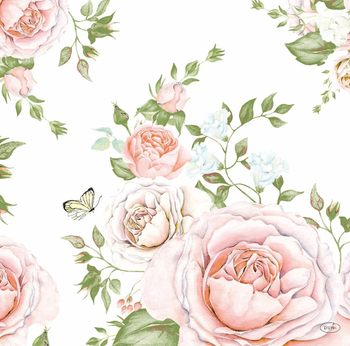 Servietten Im Dinnerformat>DUNI soft®-Serviette 40 x 40 cm Rose Glory