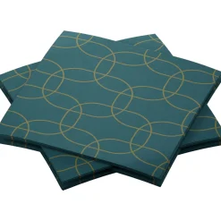 Cocktailservietten>DUNI soft®-Serviette 20 x 20 cm Golden Deco