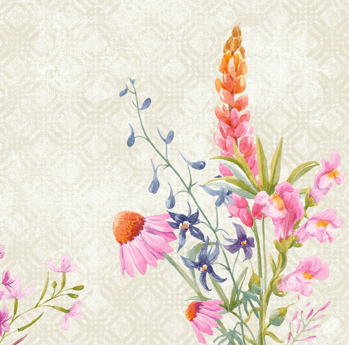 Servietten Im Dinnerformat>DUNI soft®-Serviette 40 x 40 cm Floret