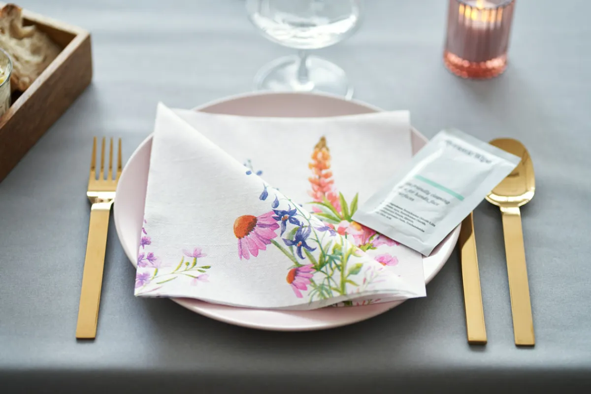 Servietten Im Dinnerformat>DUNI soft®-Serviette 40 x 40 cm Floret