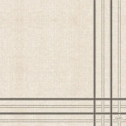 Servietten Im Dinnerformat>DUNI soft®-Serviette 40 x 40 cm Linen Lines Black