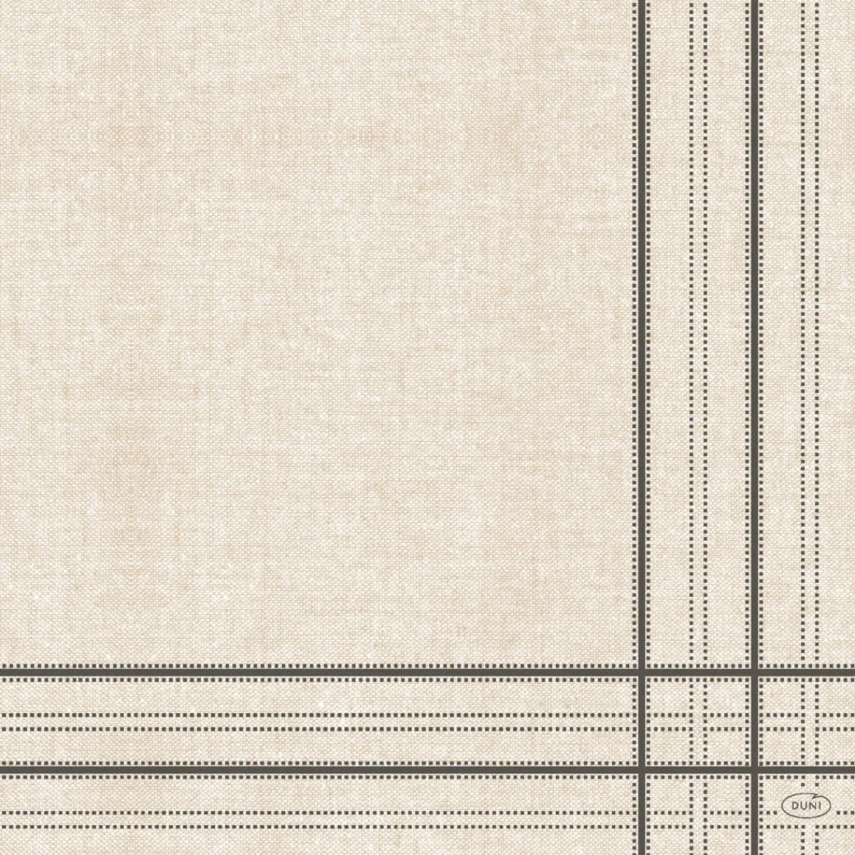 Servietten Im Dinnerformat>DUNI soft®-Serviette 40 x 40 cm Linen Lines Black