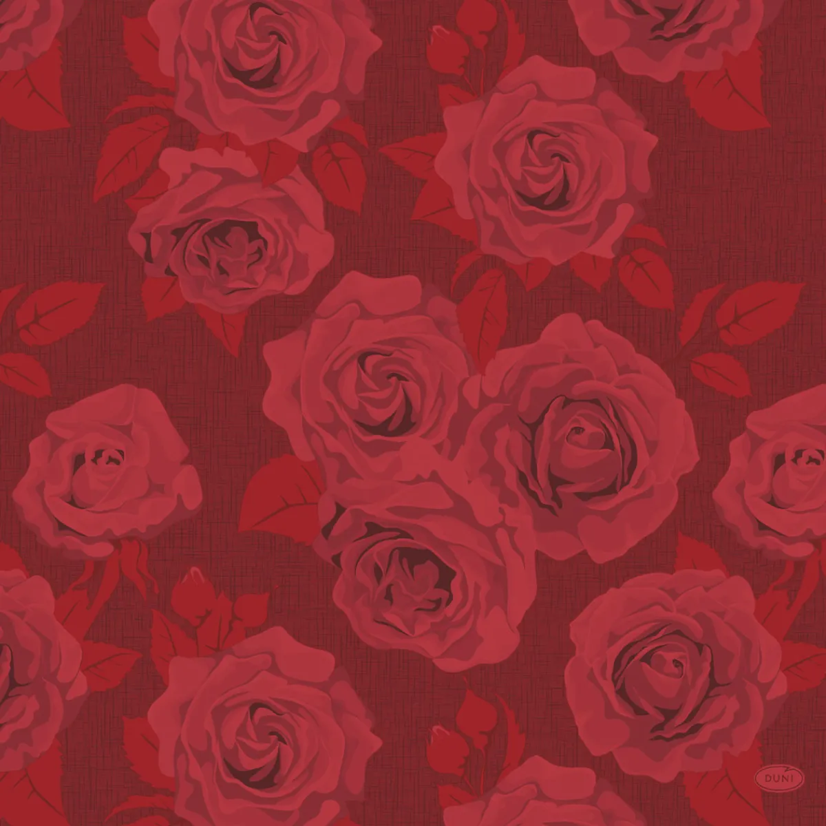 Servietten Im Dinnerformat>DUNI soft®-Serviette 40 x 40 cm Rich Roses