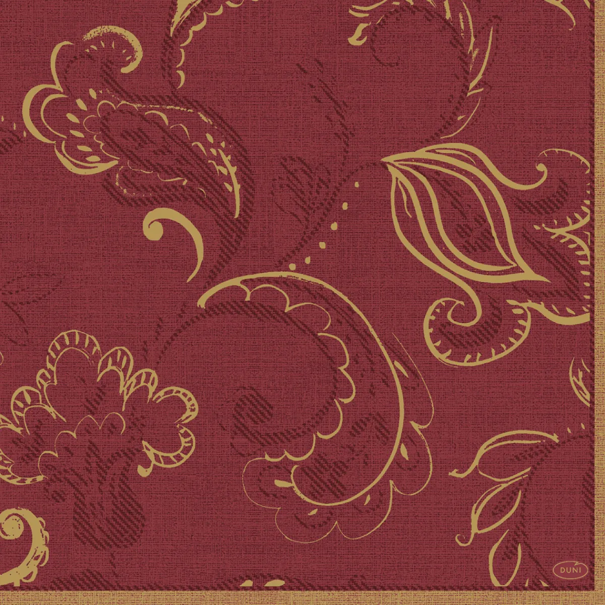 Servietten Im Dinnerformat>DUNI soft®-Serviette 40 x 40 cm Golden Grace Bordeaux