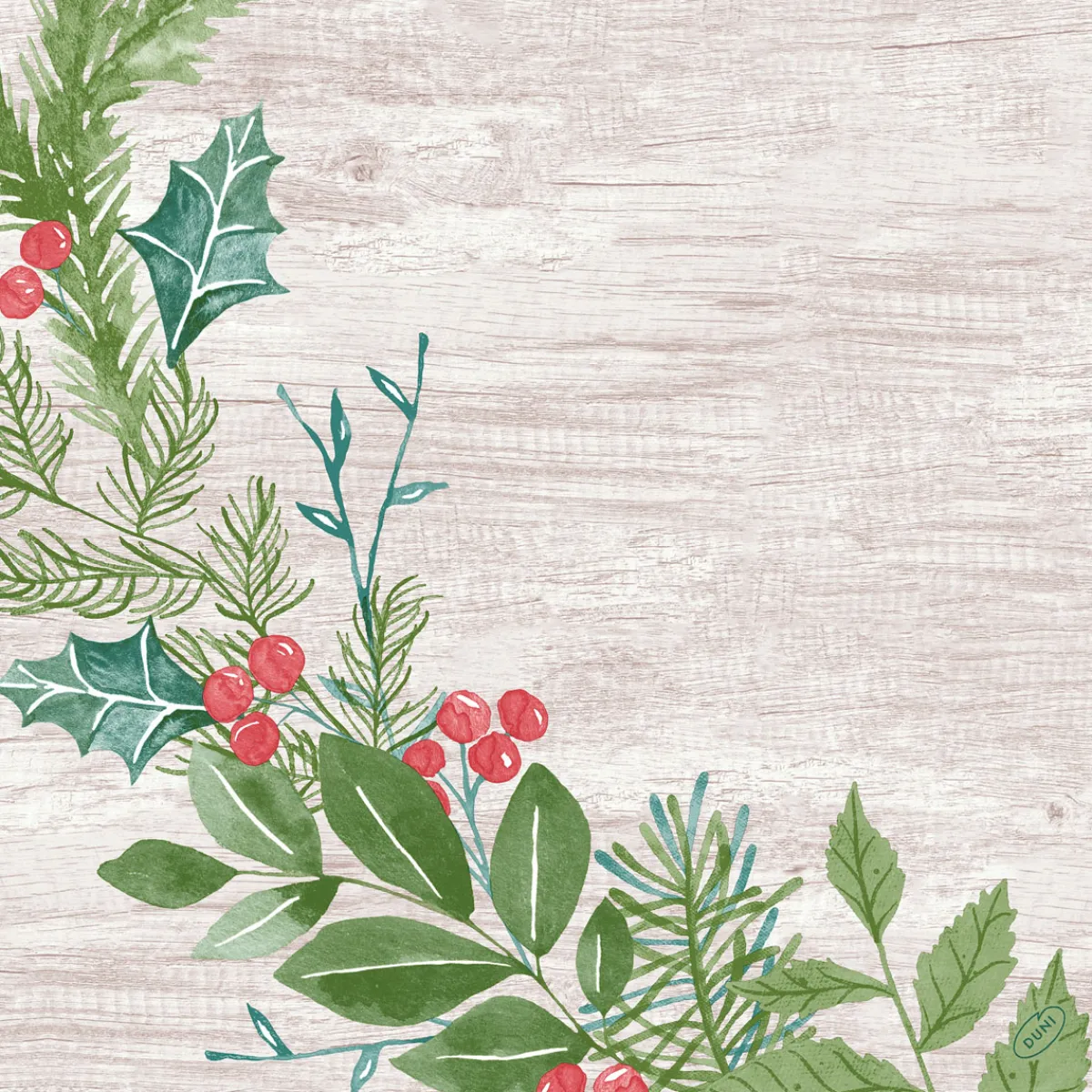 Servietten Im Dinnerformat>DUNI soft®-Serviette 40 x 40 cm Winter Greenery