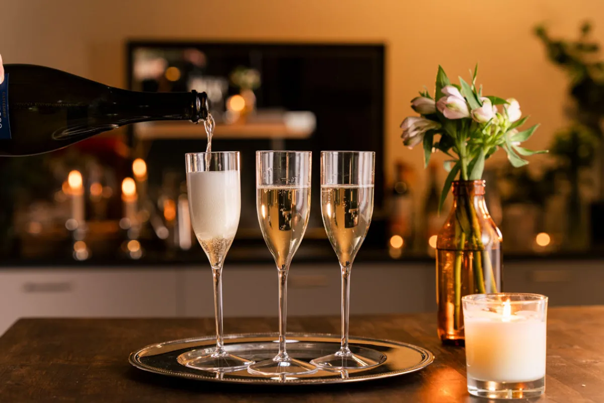 Mehrweg Für Den Einzelhandel>DUNI Elegance Champagnergläser Mehrweg 13 cl Transparent