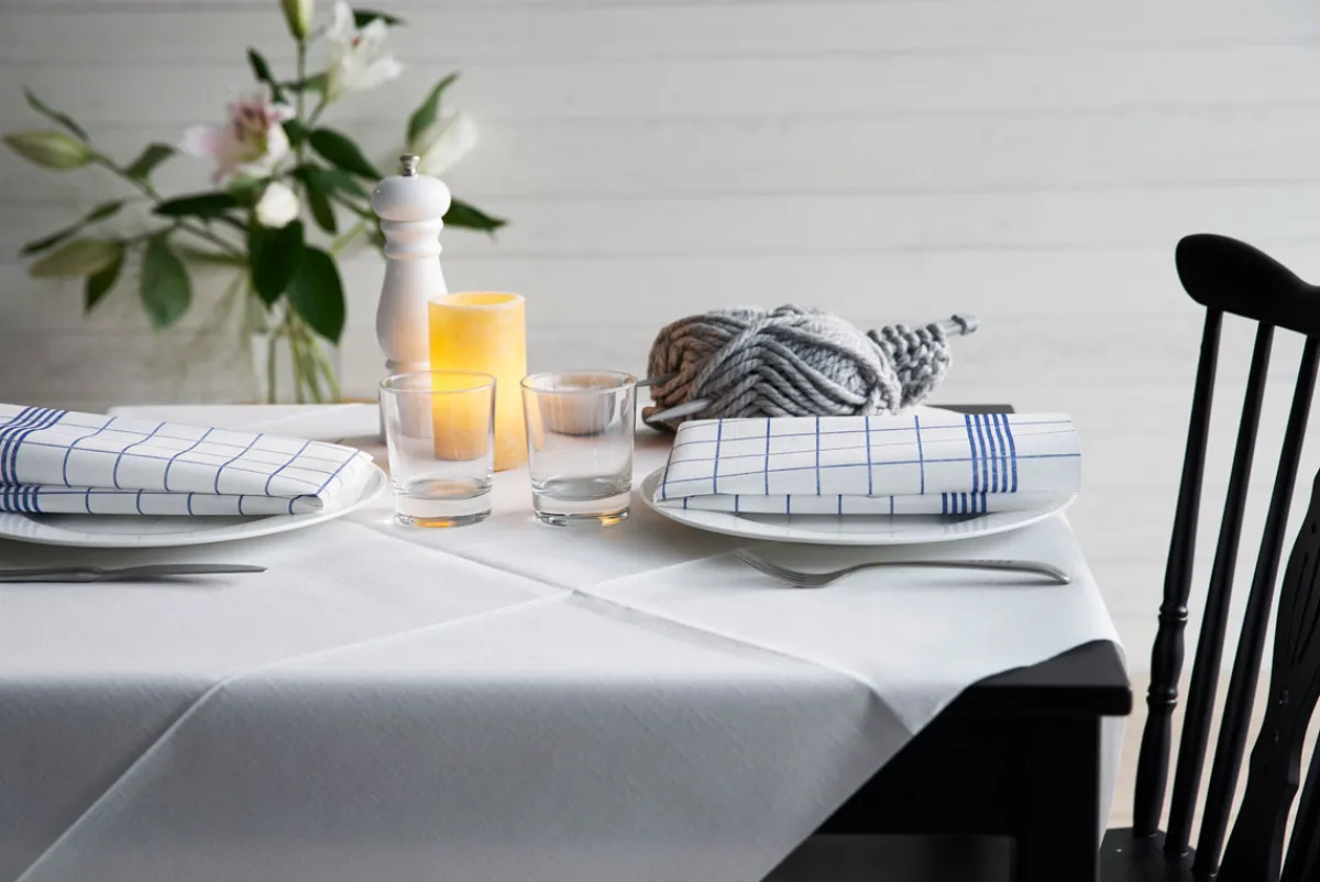 Hussen>DUNI Evolin®-Mitteldecke 110 x 110 cm Weiß