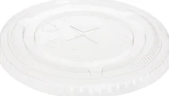 Plastikgläser Und -Becher>DUNI Flacher Deckel mit Öffnung für 188004/188005/188006 41/47/59 cl Transparent