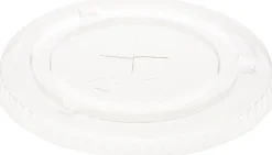Plastikgläser Und -Becher>DUNI Flacher Deckel mit Öffnung für 188001/188002 27/36 cl Transparent