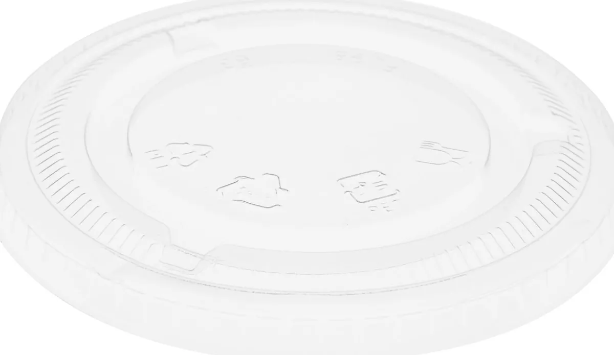 Plastikgläser Und -Becher>DUNI Flacher Deckel ohne 41/47/59 cl Transparent