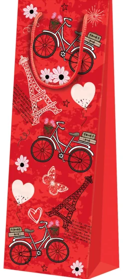 Geschenktüten>DUNI Flaschentüte Spirit Cheers