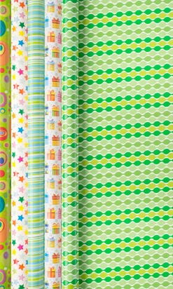 Geschenkverpackungen>DUNI Geschenkpapier 0,7 x 2 m Green Dots